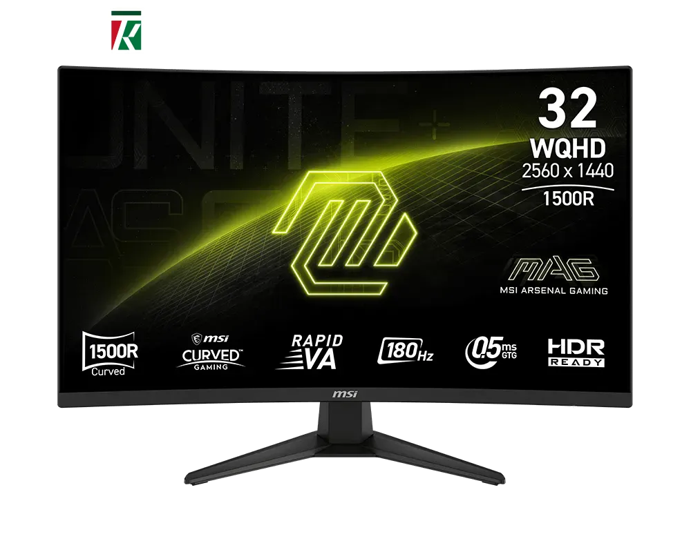 MSI MAG 321CQF E18 32" Curved Gaming Monitor 180Hz Rapid VA 2K