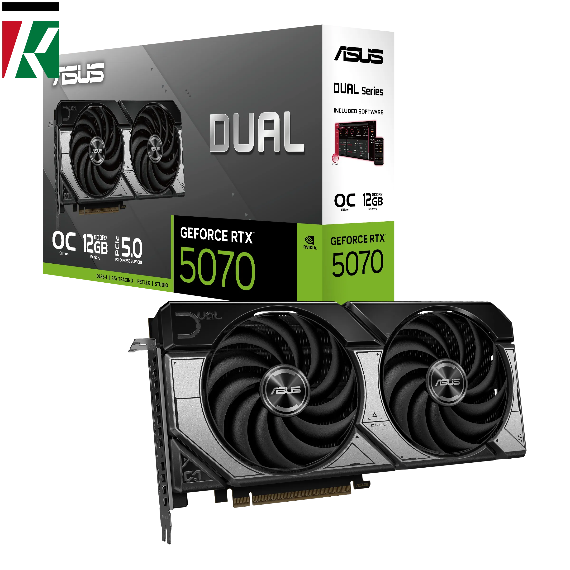 ASUS Dual GeForce RTX™ 5070 12GB GDDR7 OC Edition