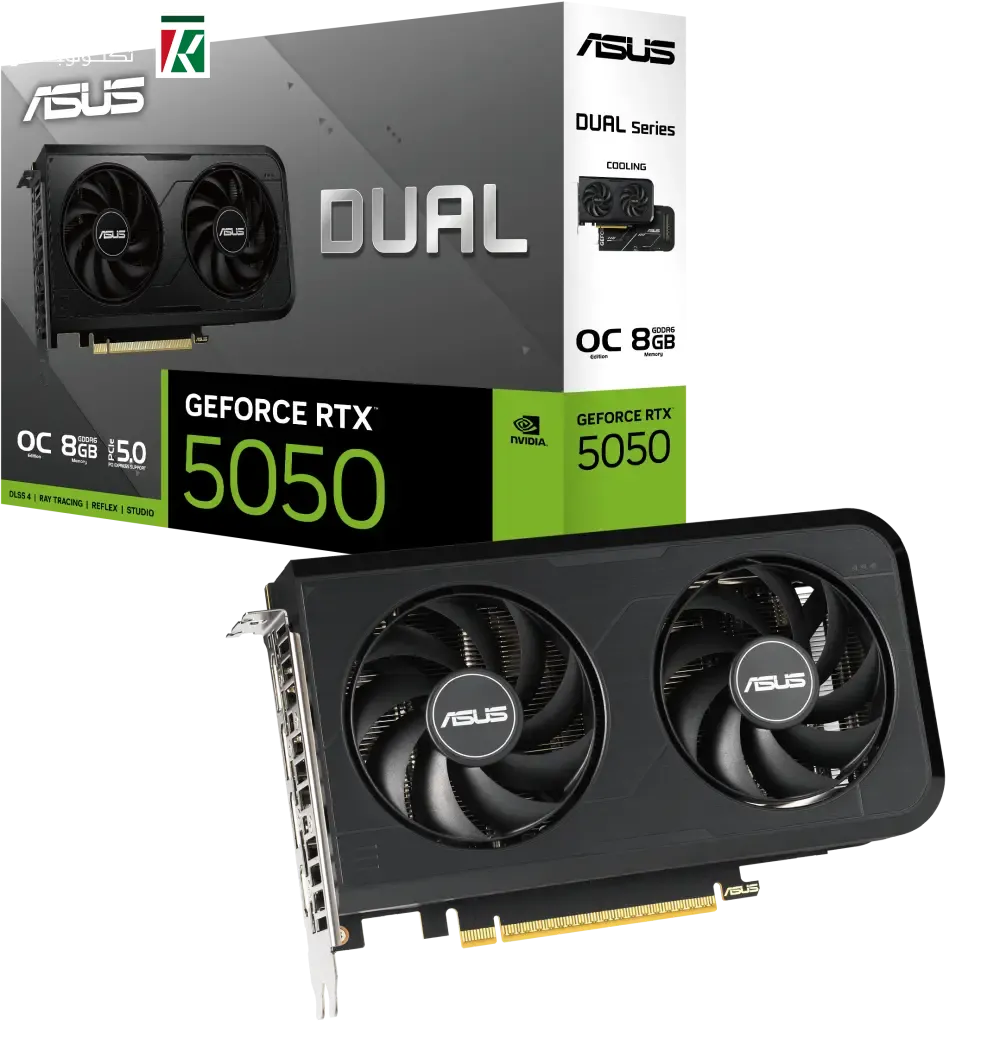 ASUS Dual GeForce RTX 5050 8GB GDDR6 OC Edition