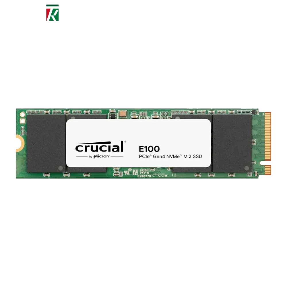 Crucial E100 1TB Pcie Gen4 Up to 5000 MB/s NVMe 2280 M.2 SSD