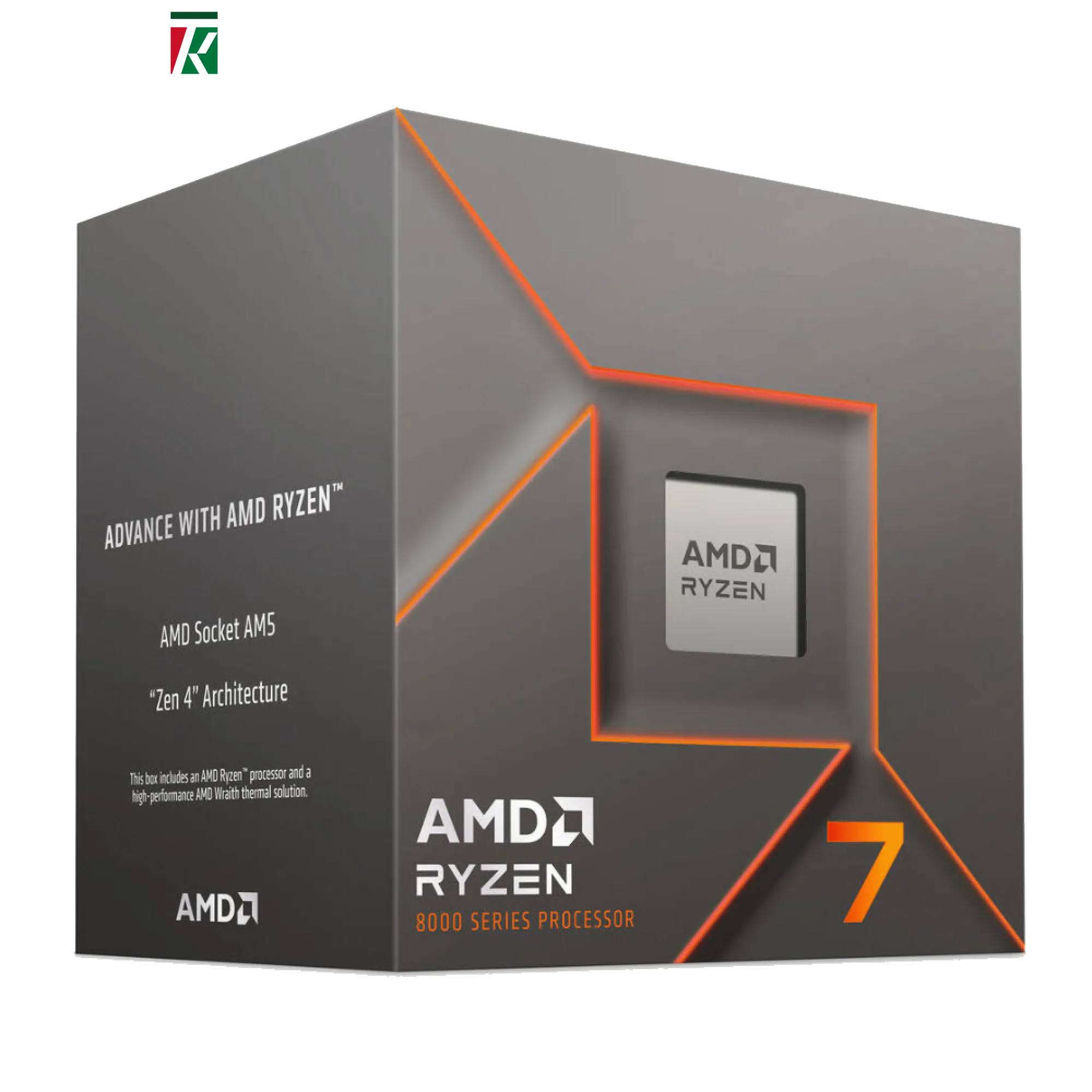 AMD Ryzen 7 8700F 8-Core 16-Thread Desktop Processor 5GHz AM5 Zen 4 BOX
