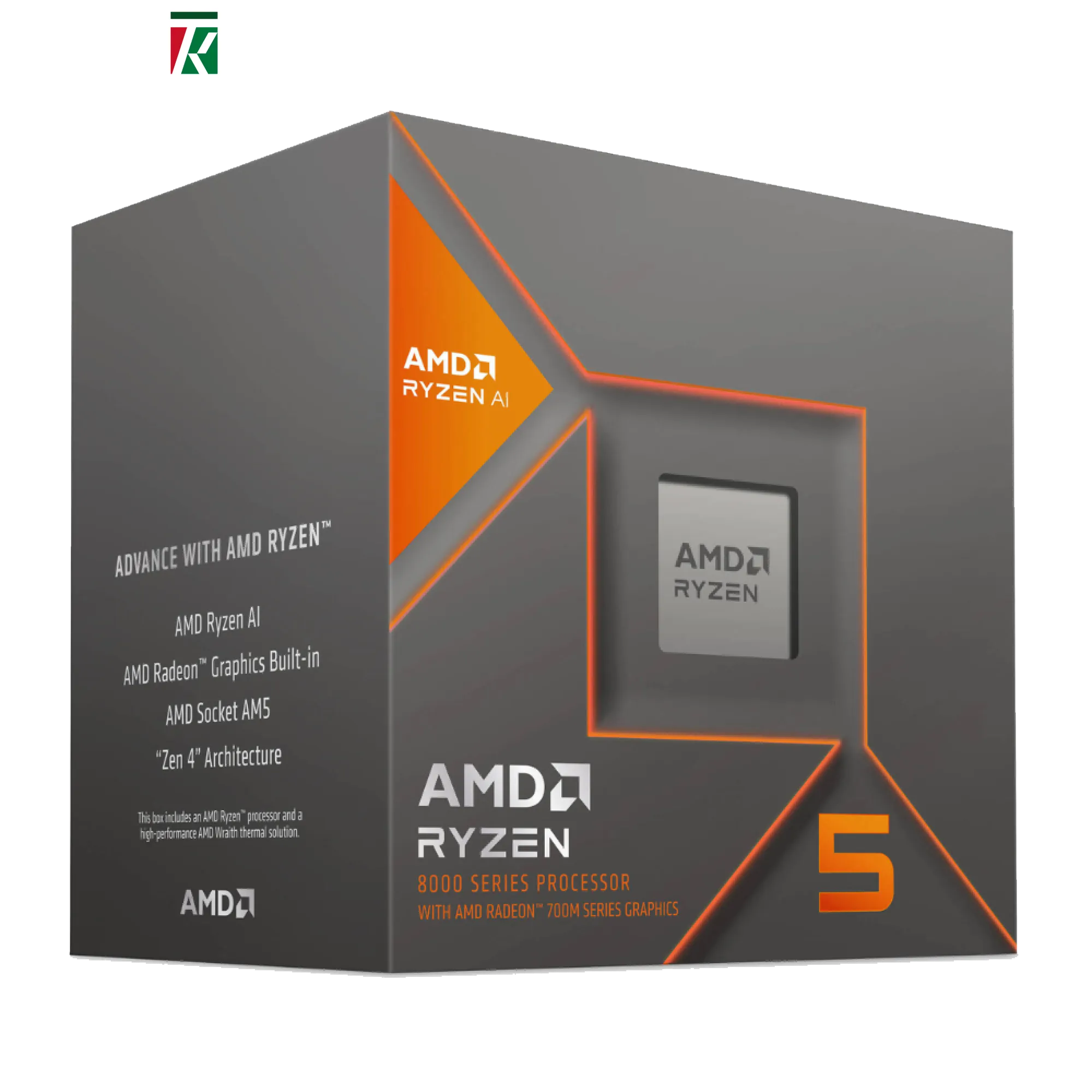 AMD Ryzen 5 8600G 6-Core 12-Thread Desktop Processor with Radeon 760M Graphics AM5