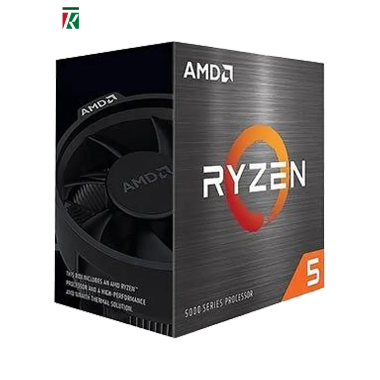 AMD Ryzen 5 5600 6-Core 12-Thread Desktop Processor 4.4GHz AM4 with Wraith Stealth Cooler