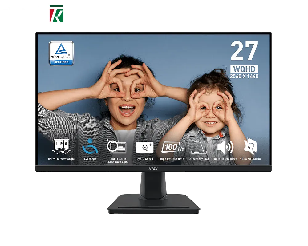 MSI PRO MP275Q 27 Inch QHD IPS 100Hz Monitor