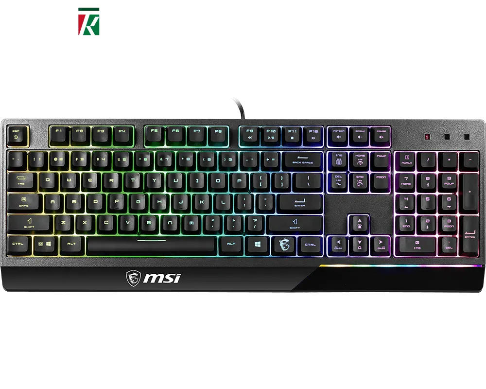 MSI Vigor GK30 RGB Gaming Keyboard Anti-Ghosting LED Backlit