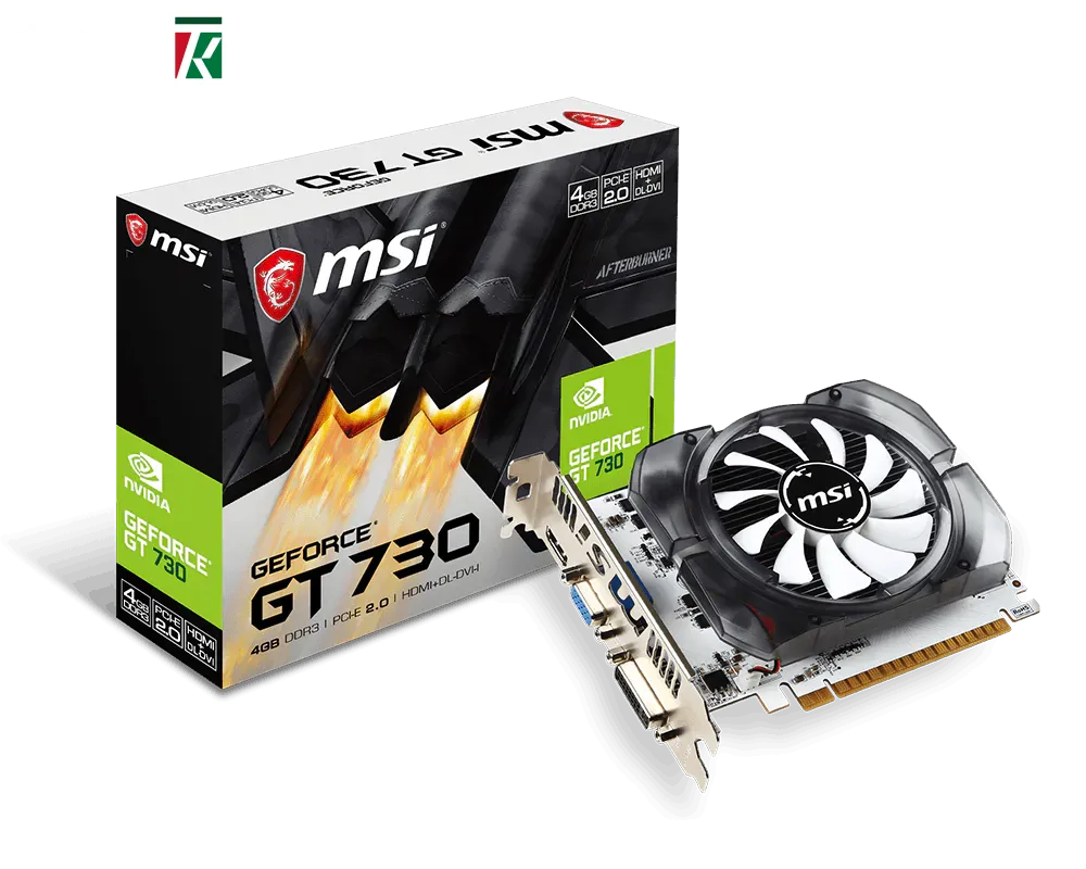 MSI GeForce GT 730 4GB DDR3 Graphics Card N730-4GD3V2 HDMI VGA Low Profile