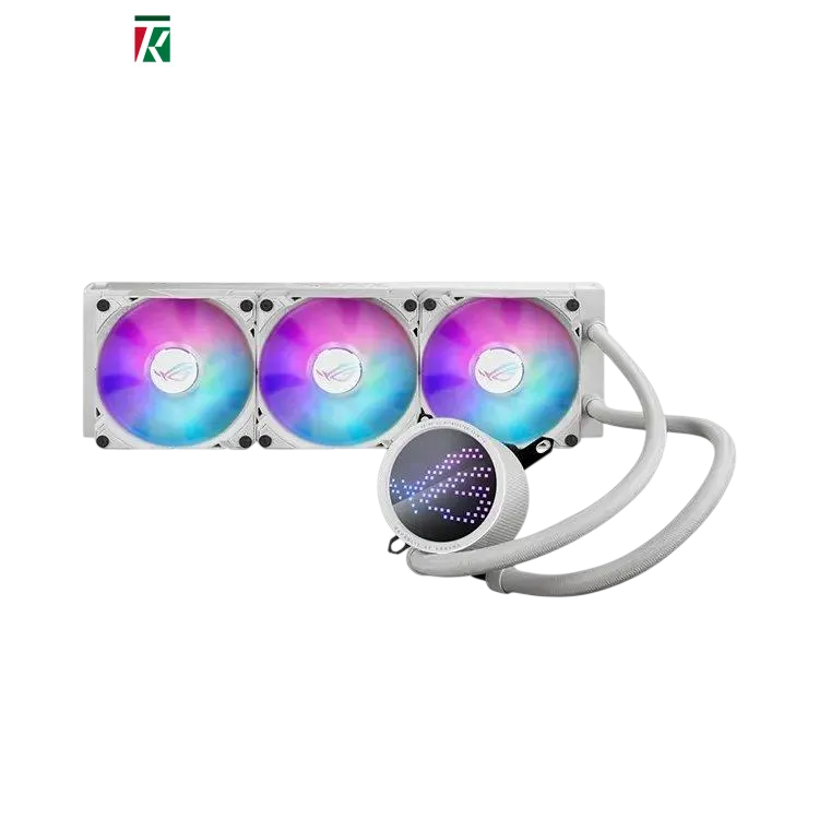ASUS ROG Ryuo III 360 ARGB White Edition AIO CPU Liquid Cooler Anime Matrix LED Display 360mm Radiator
