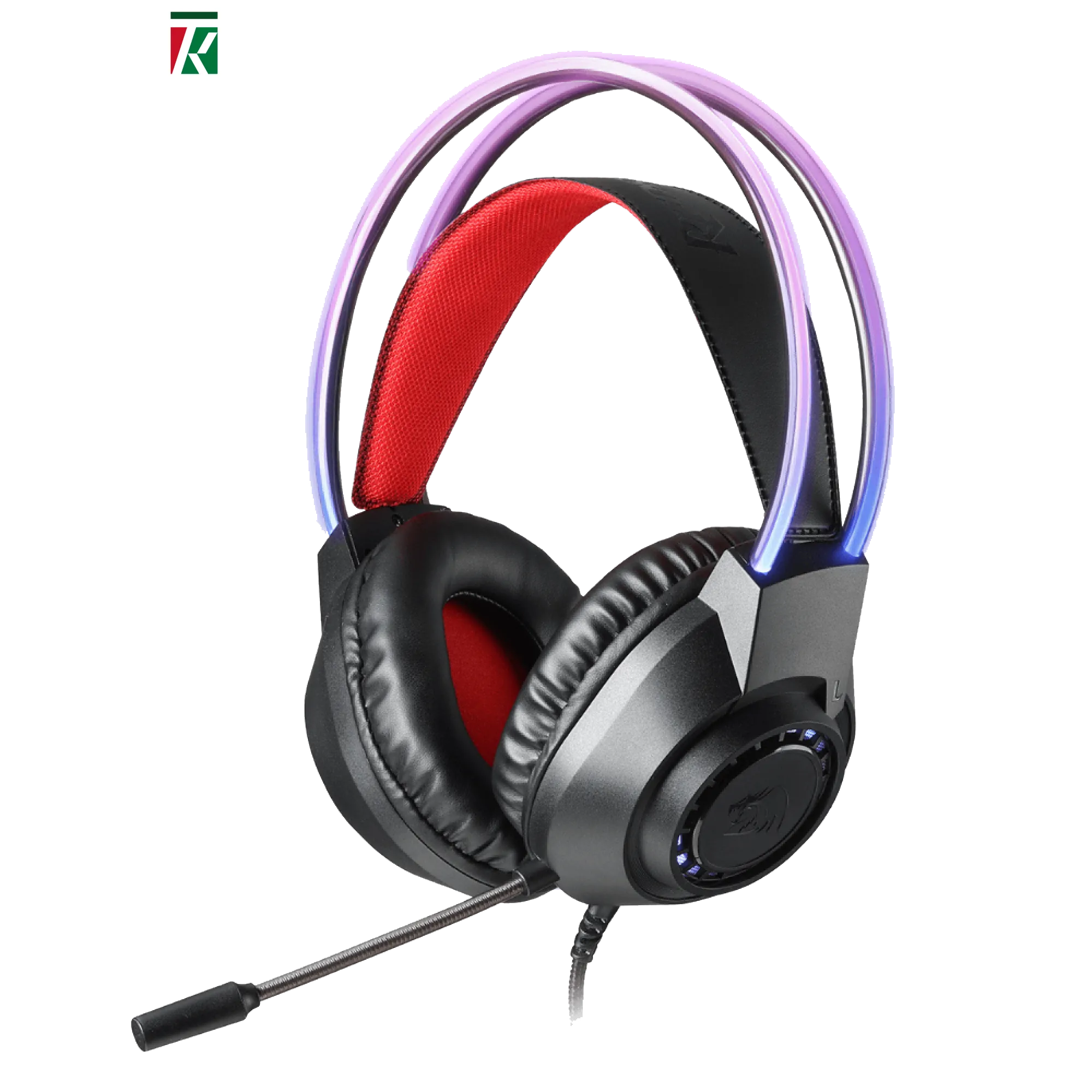 Redragon H231 SCREAM RGB Wired Gaming Headset – Stereo Sound, 40mm Drivers, Noise-Canceling Mic