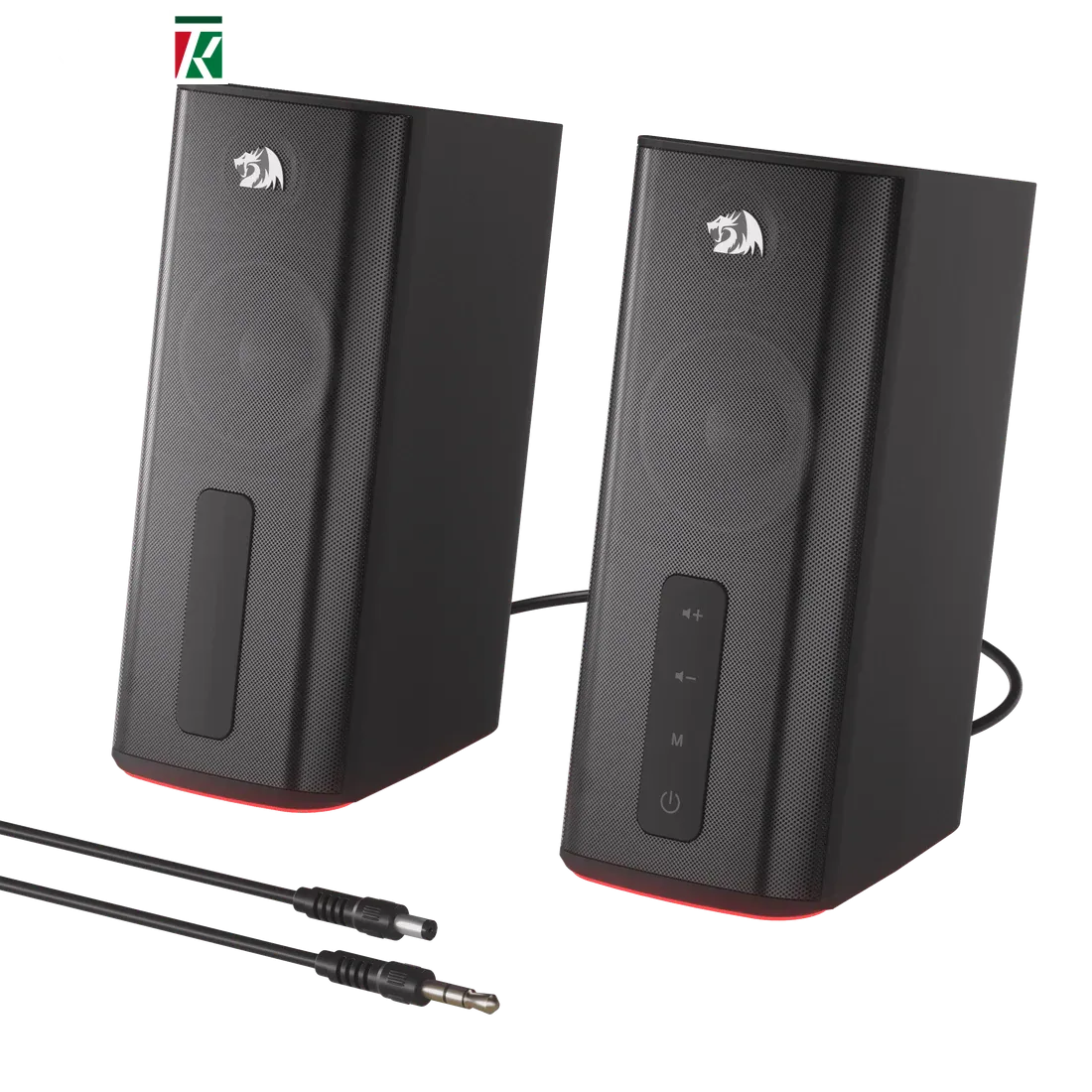 Redragon GS814 RGB Wireless Gaming Speakers – Bluetooth 5.0, 2.0 Stereo, Touch Control, AUX