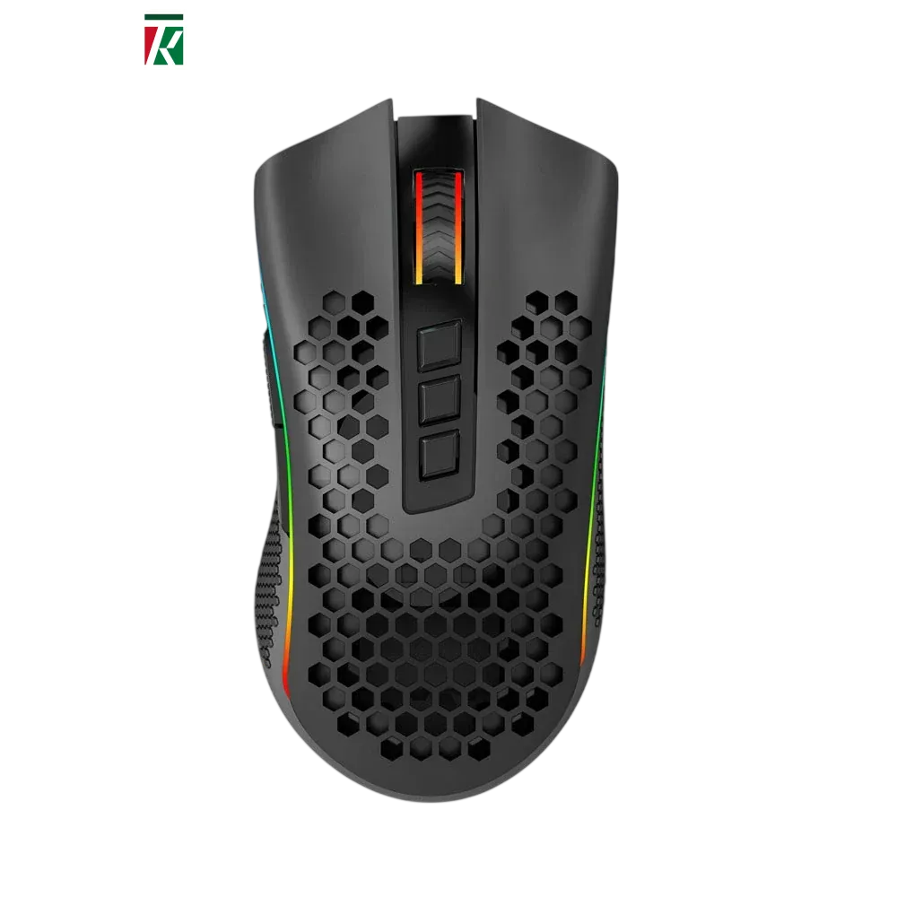 Redragon M808 Storm Pro Wireless Gaming Mouse – 16000 DPI, RGB, Honeycomb, 2.4GHz USB