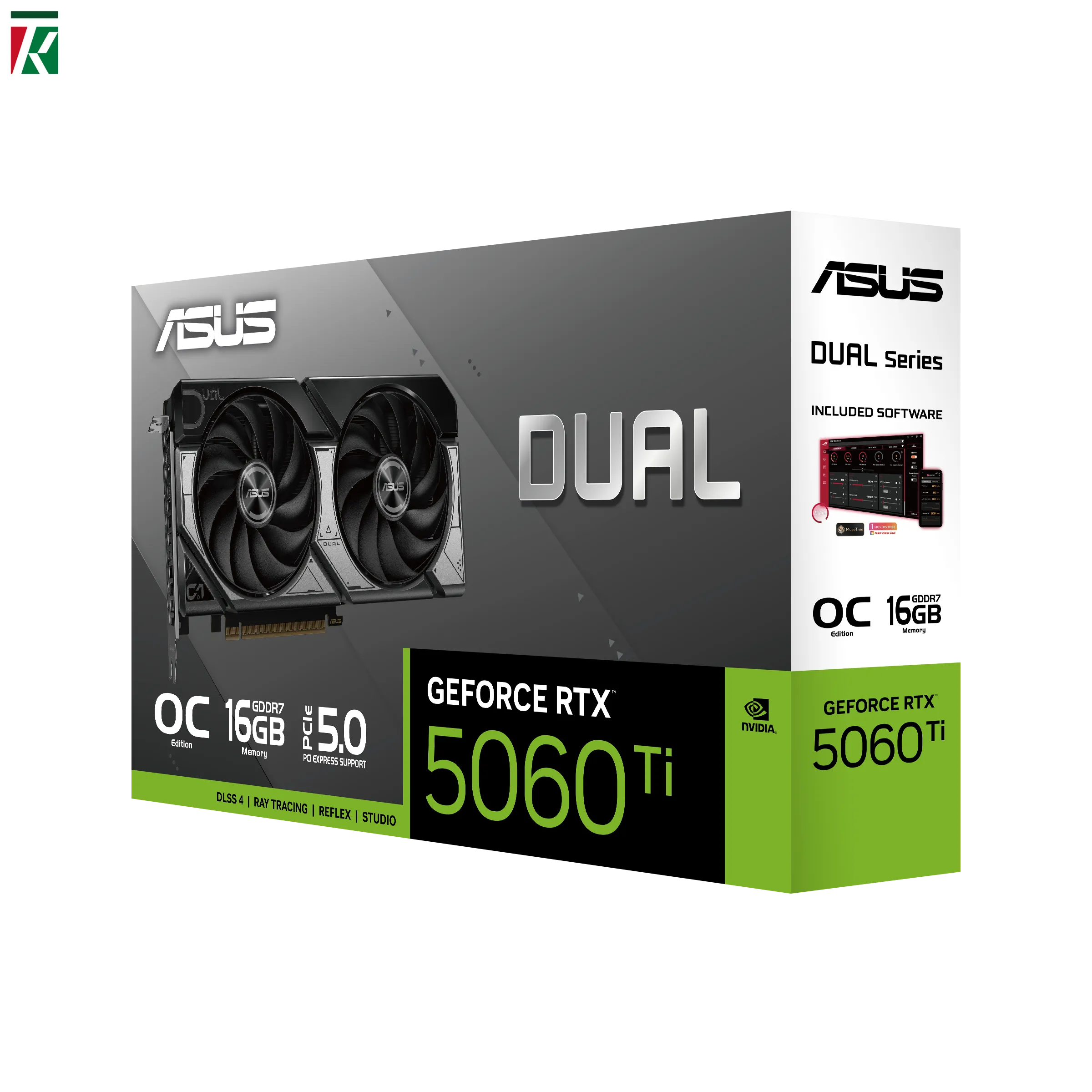ASUS Dual GeForce RTX 5060 Ti 16GB GDDR7 OC Edition