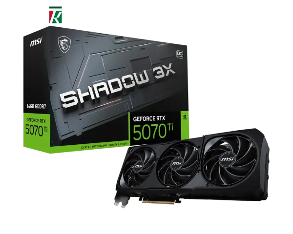 MSI GeForce RTX™ 5070 Ti 16G SHADOW 3X OC Graphics Card