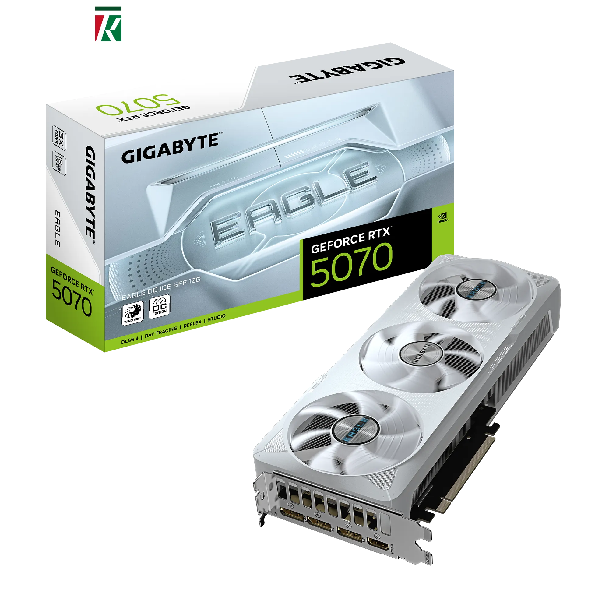 GIGABYTE GeForce RTX 5070 EAGLE OC ICE SFF 12G