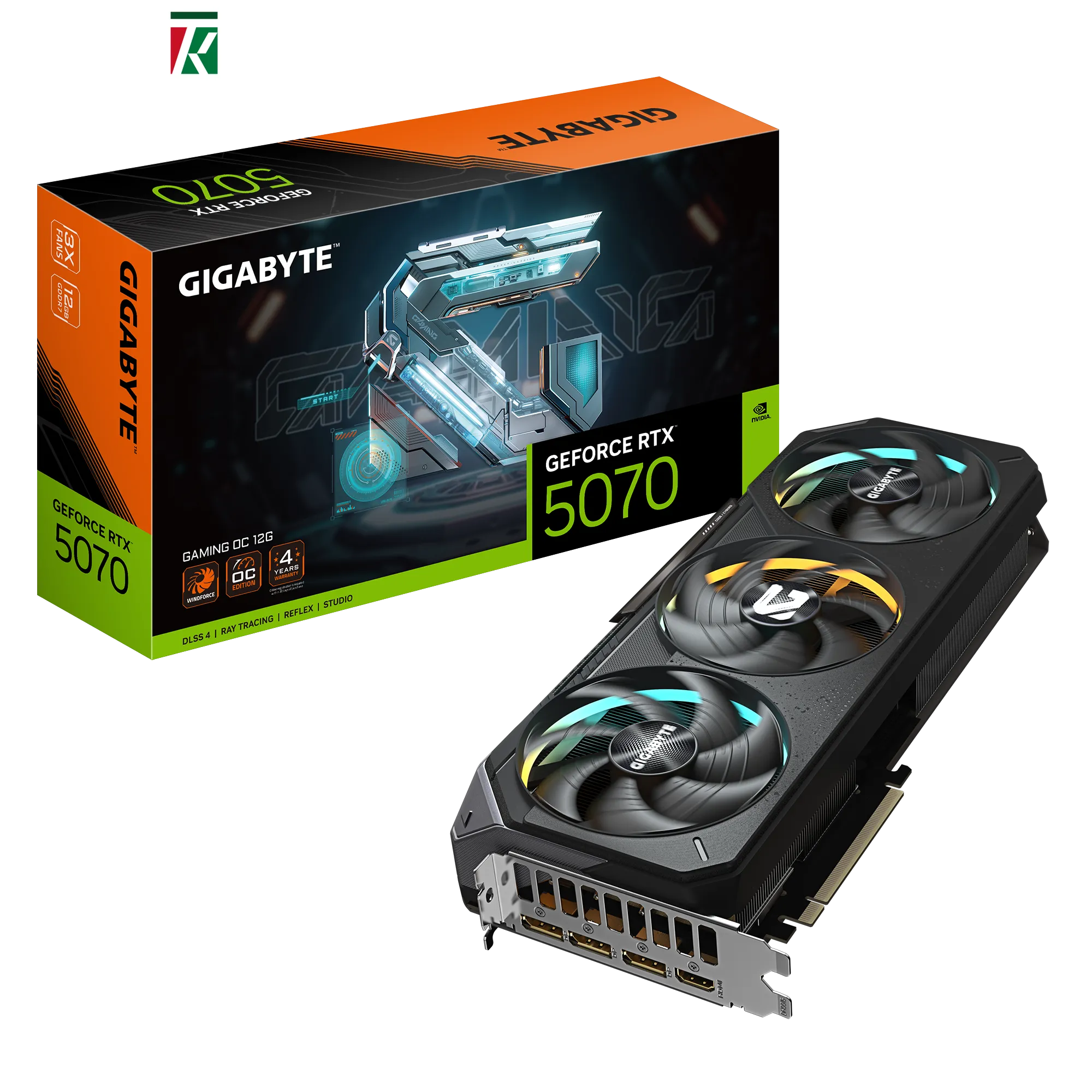 GIGABYTE GeForce RTX 5070 GAMING OC 12G