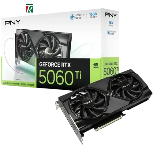 PNY GeForce RTX 5060 Ti 16GB Dual Fan Gaming Graphics Card