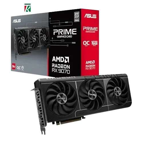 ASUS Prime Radeon RX 9070 OC Edition 16GB GDDR6