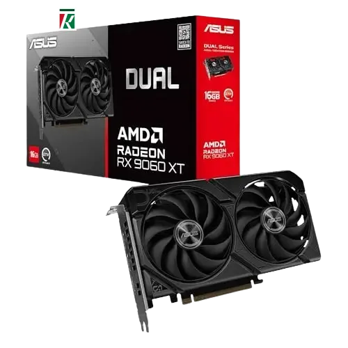 ASUS Dual Radeon RX 9060 XT 16GB GDDR6 Graphics Card
