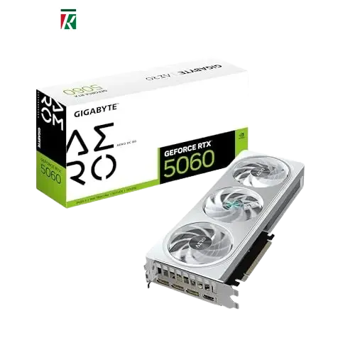 GIGABYTE GeForce RTX 5060 AERO OC 8GB Graphics Card GV-N5060AERO OC-8GD — NVIDIA Blackwell Architecture