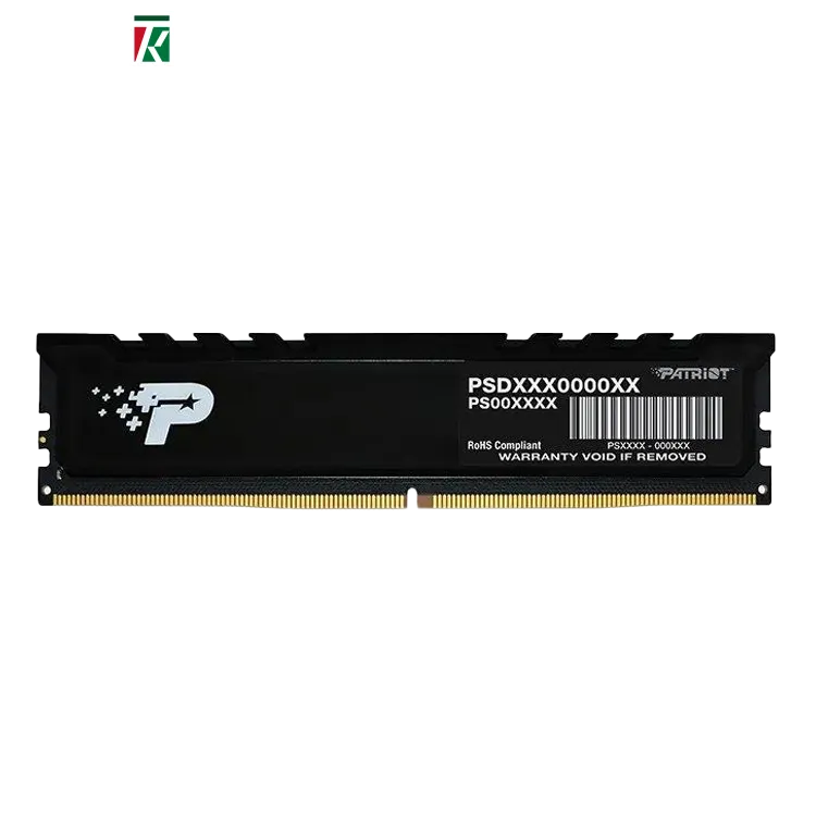 Patriot 24GB DDR5 5600MHz UDIMM Desktop Memory – CL46, 1.1V, Aluminum Heatshield