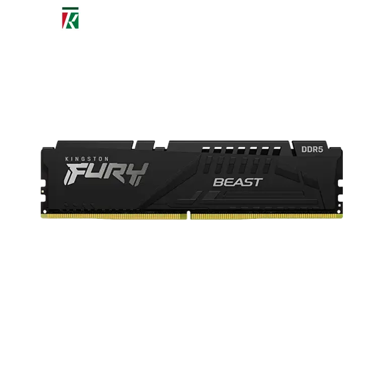 Kingston Fury Beast DDR5 RAM 16GB 6000MHz CL36 Desktop Gaming Memory – AMD EXPO & Intel XMP, Black