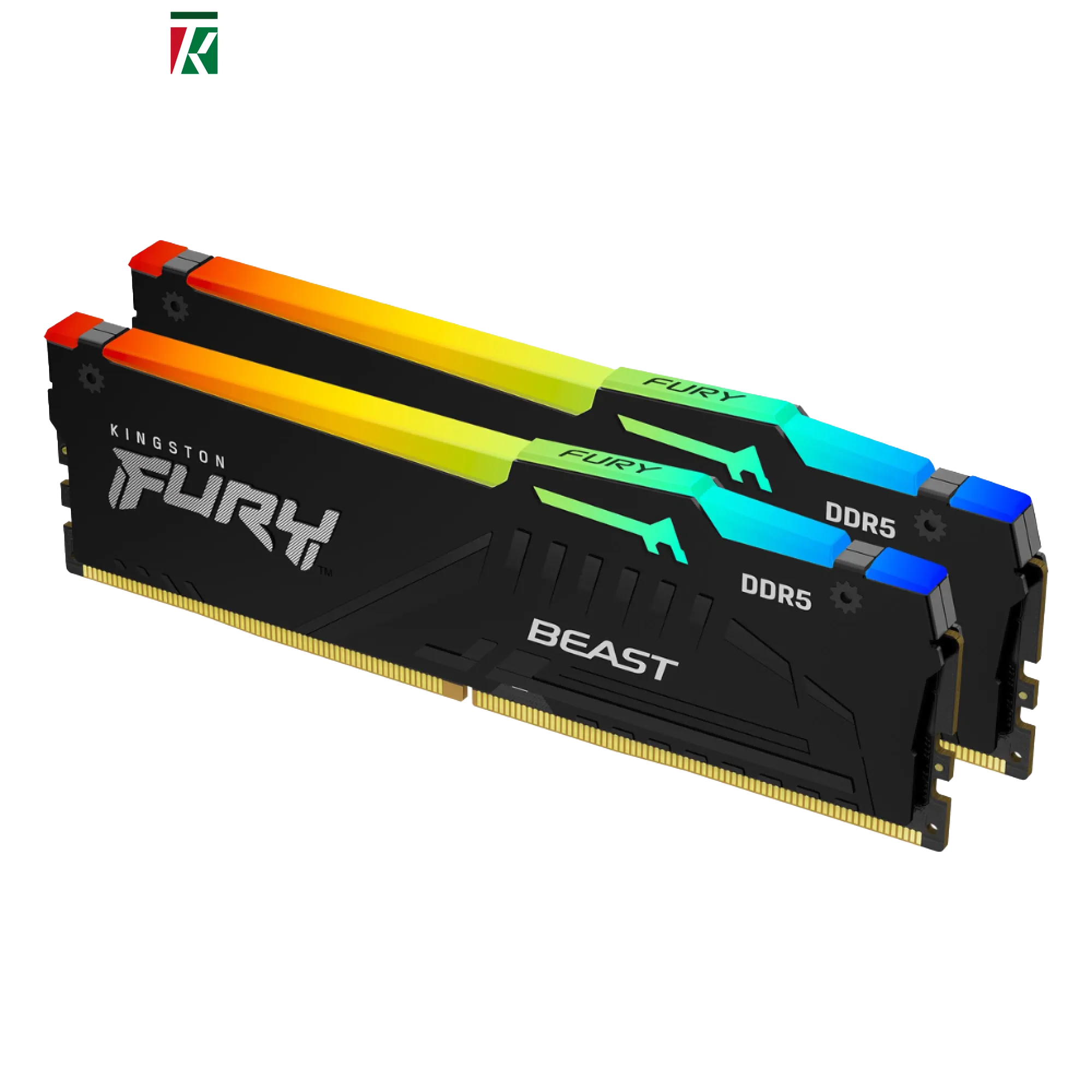Kingston FURY Beast RGB DDR5 32GB RAM – 6000MHz Low-Latency Gaming Memory (CL30)