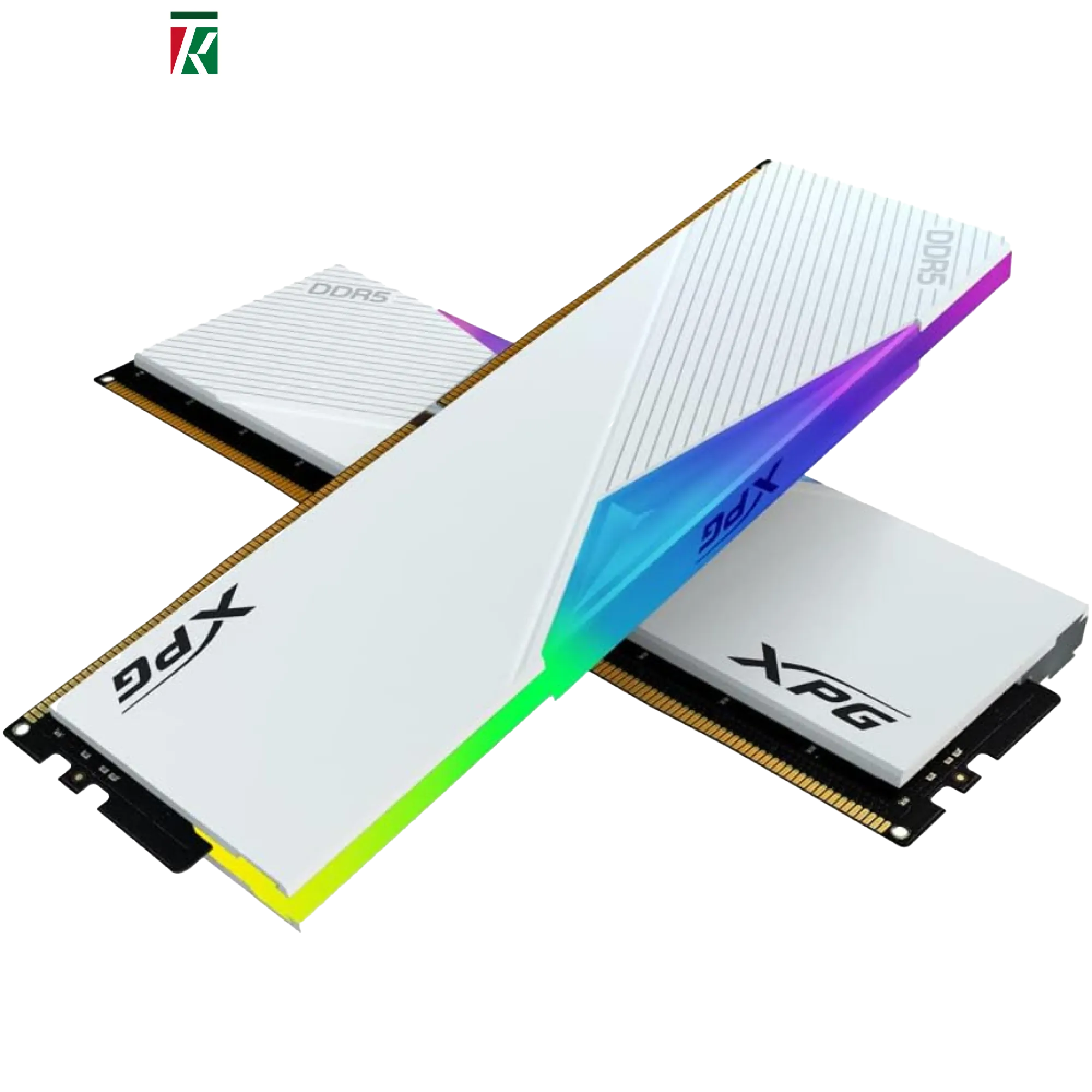 XPG Lancer RGB DDR5 RAM 64GB (2×32GB) 6400MHz CL32 UDIMM Dual-Channel Desktop Gaming Memory – Intel XMP 3.0 & AMD EXPO, White