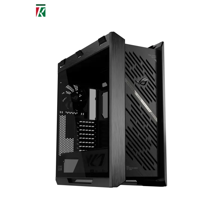 ASUS ROG Strix Helios II Black E-ATX Mid-Tower Gaming Case – Dual Tempered Glass Panels, Aluminum Frame & Front, GPU Support up to 450mm, 420mm Radiator