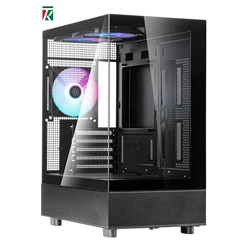SilverStone Lucid 04 Micro-ATX Black Mid Tower Case + 550W 80+ White PSU